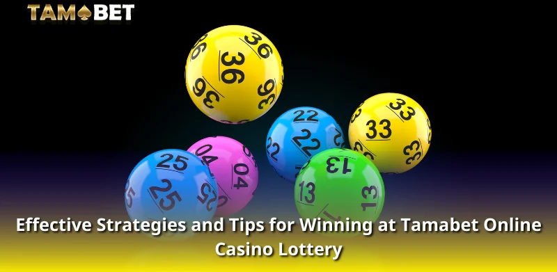 Effective Strategies and Tips for Winning at Tamabet Online Casino Lottery